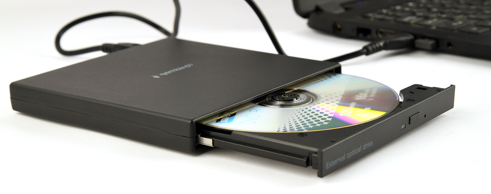 Gembird DVD-USB-04 - Schwarz - Vorderseite - Horizontal - China - DVD±RW - USB 2.0, Ansicht 2