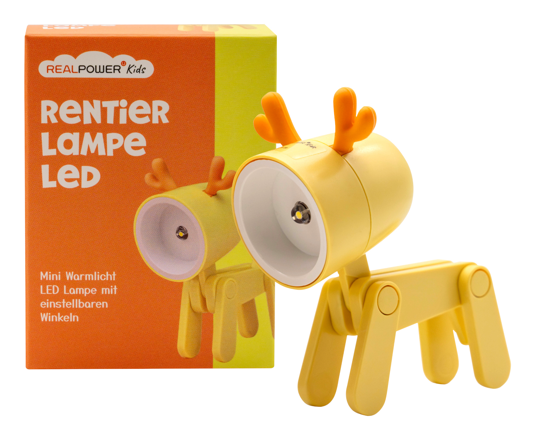 RealPower LED-Tier Taschenlampe Yellow deer, Ansicht 2