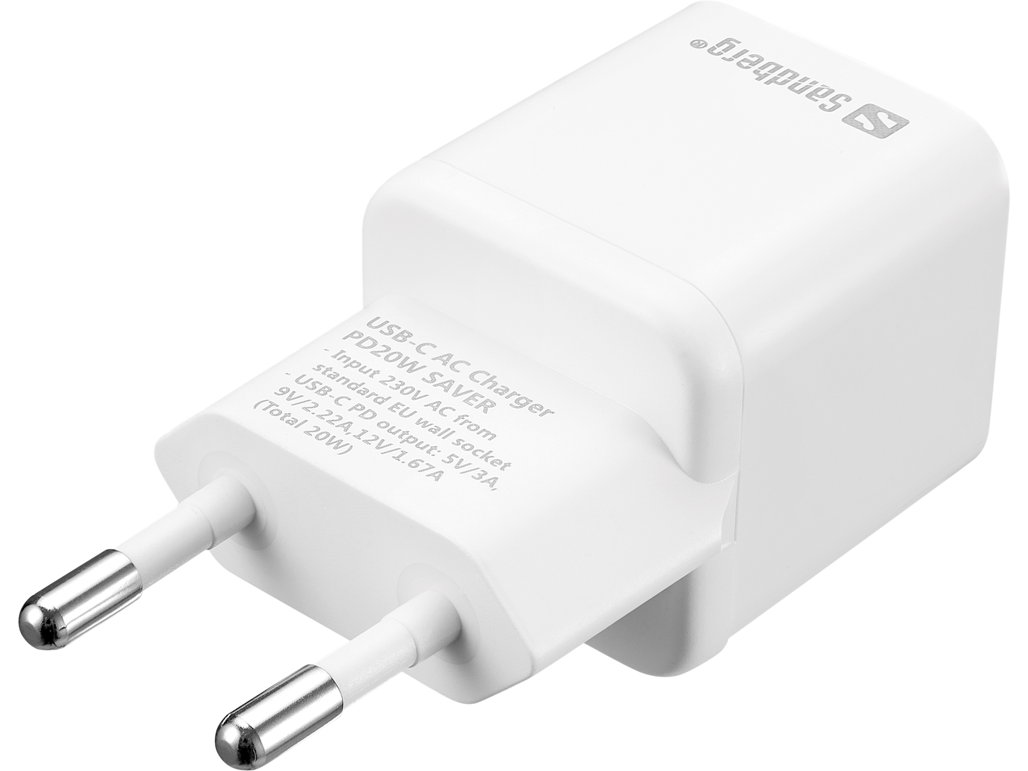 SANDBERG SAVER - Netzteil - 20 Watt - 3 A (24 pin USB-C), Ansicht 3