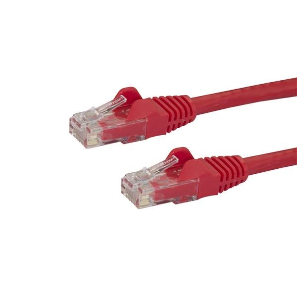 StarTech.com Cat6 Snagless RJ45 Netzwerkkabel - 7m - Rot - Cat 6 Ethernet UTP Kabel 7 Meter - Patch-Kabel - RJ-45 (M), Ansicht 4