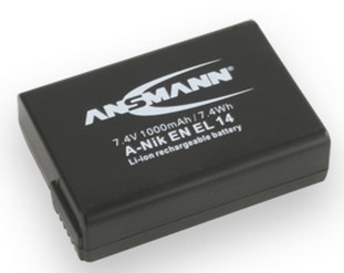 Ansmann A-Nik EN EL 14 - Batterie - Li-Ion - 1000 mAh, Ansicht 2