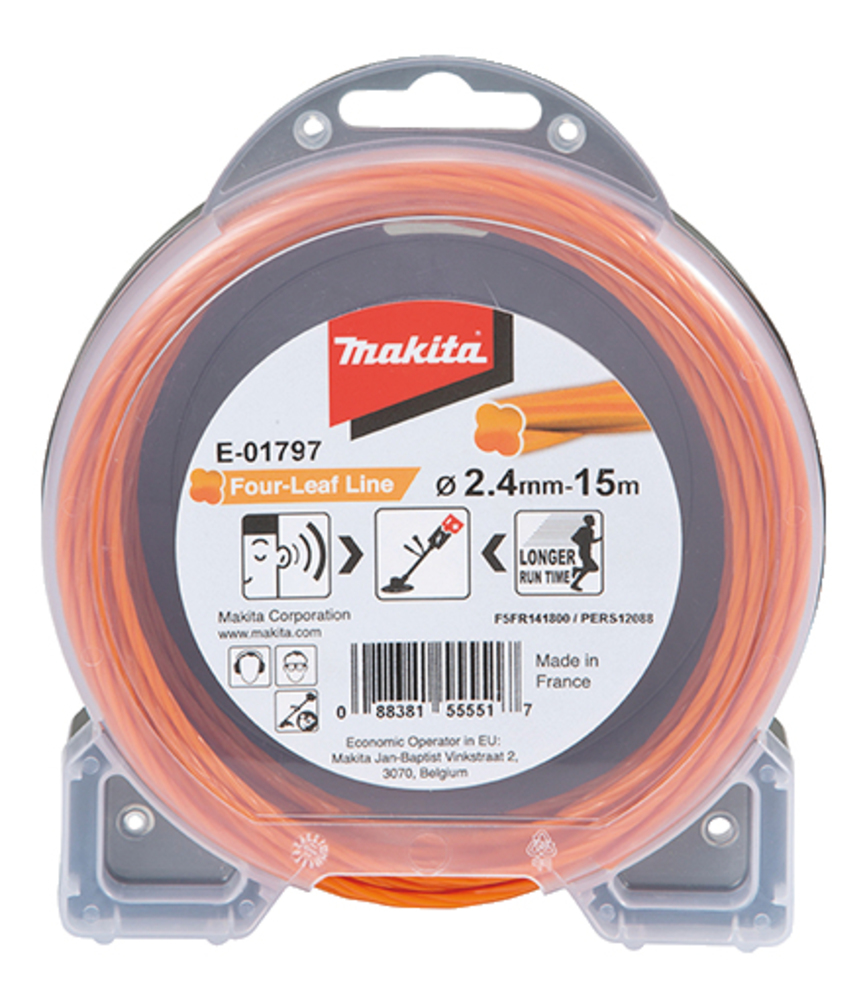 Makita Fadenstücke - 2.4 mm - Länge: 15 m - für P/N: DUR191UZX3, Ansicht 3