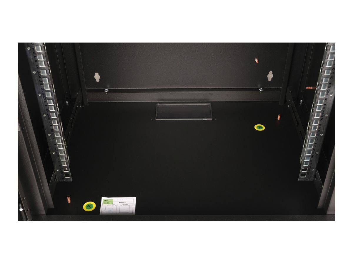 ROLINE 19 Zoll Wandgehäuse Pro 9 HE 450x600 BxT schwarz - Wandgehäuse, Ansicht 3