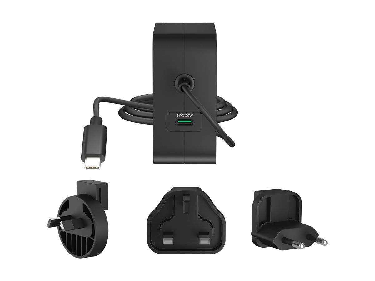 j5create JUP25102V - Netzteil - GaN - 102 Watt - PD 3.0, Smart IC - 2 Ausgabeanschlussstellen (24 pin USB-C), Ansicht 5
