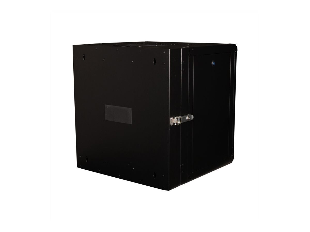 ROLINE 19 Zoll Wandgehäuse Pro 12 HE 600x600 BxT zweiteilig schwenkbar schw - Wandgehäuse, Ansicht 4