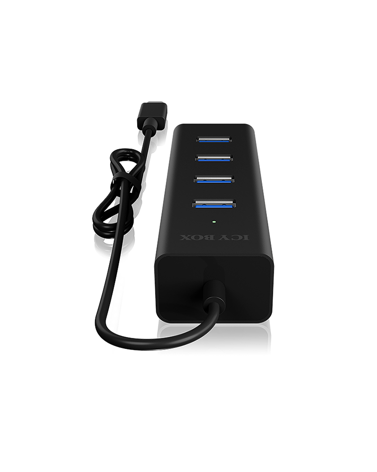 ICY BOX ICY BOX IB-Hub1409-C3 - Hub - 4 x SuperSpeed USB 3.0, Ansicht 3