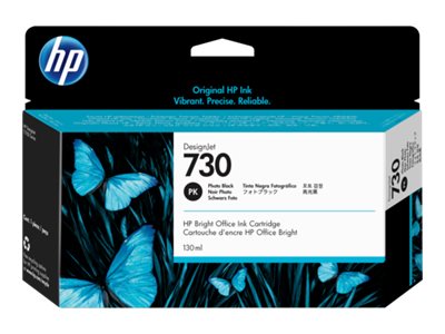 HP 730 - 130 ml - Photo schwarz (P2V67A)