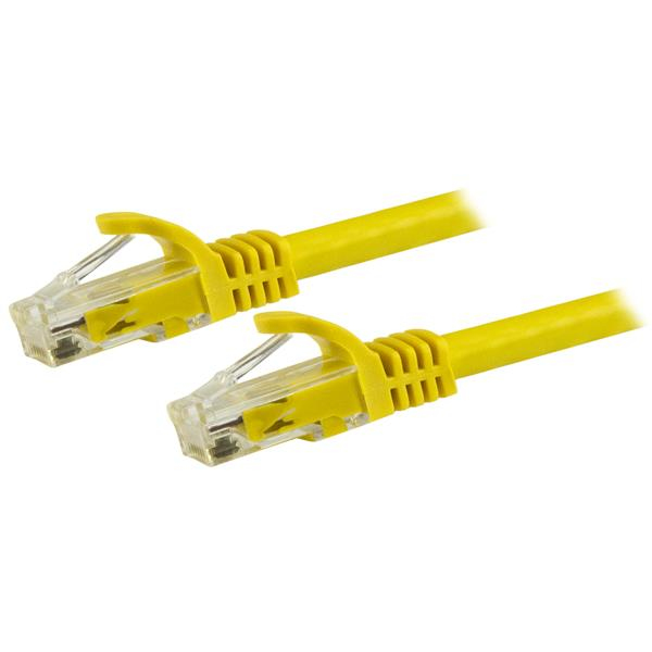 StarTech.com 7,5m CAT6-Kabel - gelbes CAT6-Patchkabel - Snagless RJ45-Steckverbinder - ETL, 7,5 m, Cat6, U/UTP (UTP), RJ-45, RJ-45, Gelb