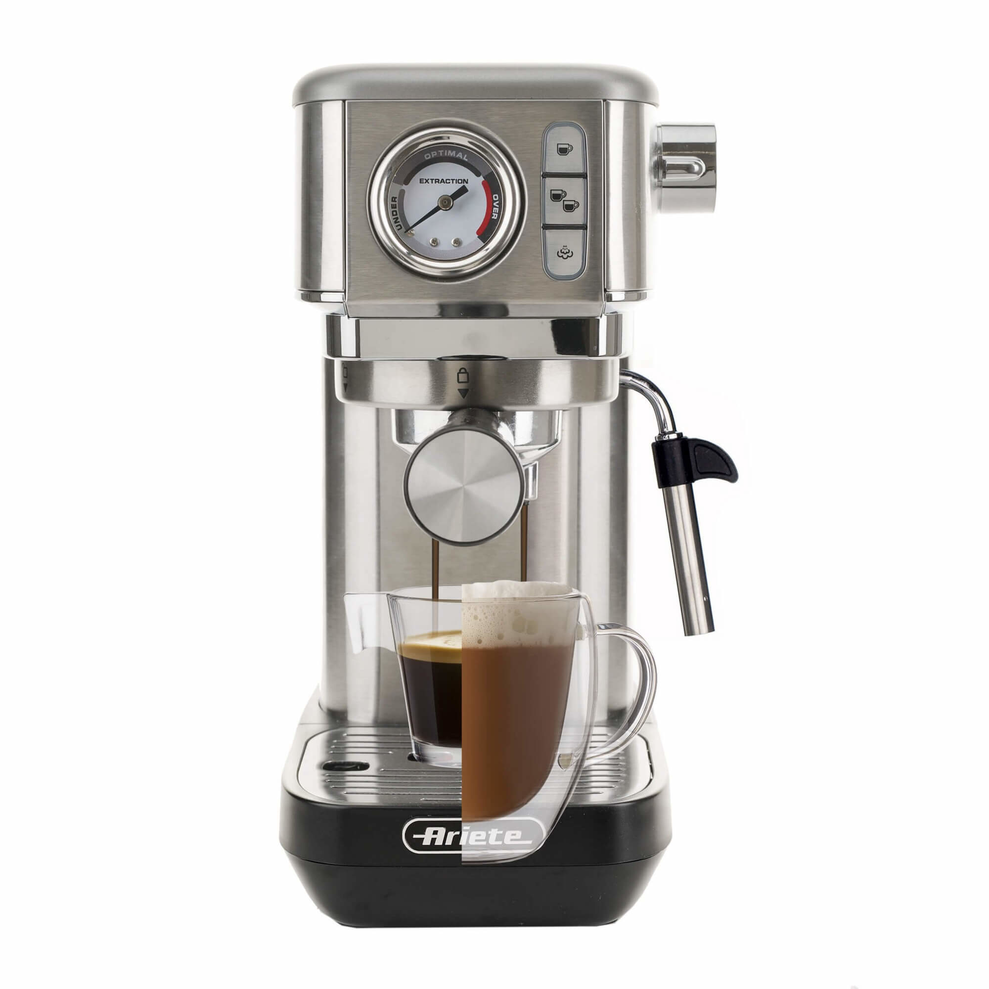 Ariete 1381/10 - Espressomaschine - 1,1 l - Kaffeepad - 1300 W - Silber, Ansicht 3