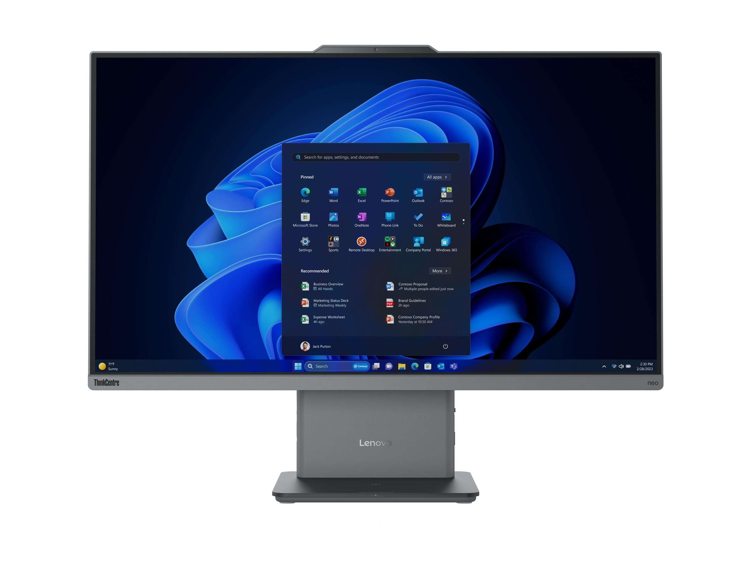 Lenovo ThinkCentre neo 50a 27 G5 12SA - All-in-One (Komplettlösung)