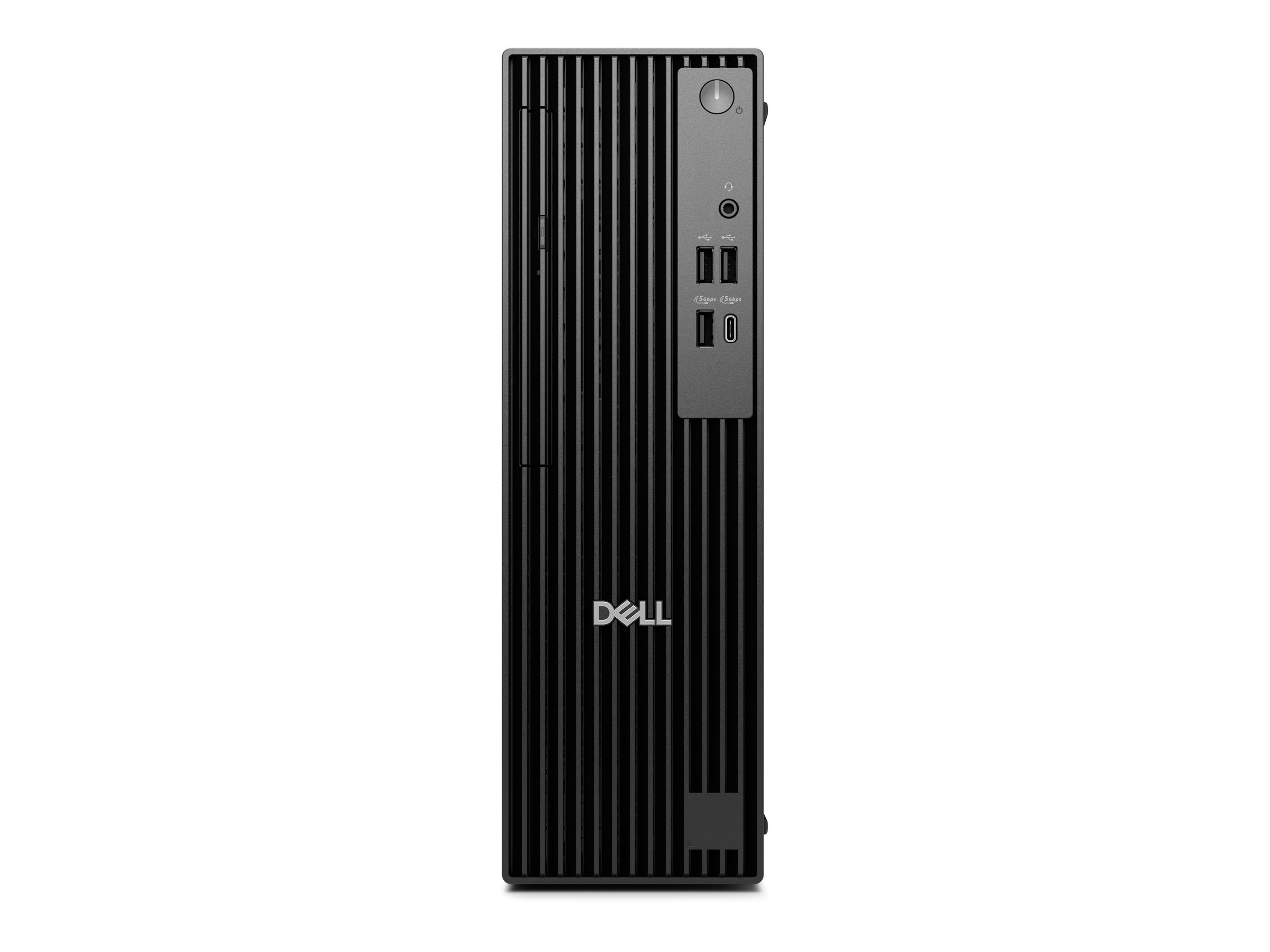 Dell Pro Slim QCS1250 - Schlanker Desktop - Core i5 i5-14500 / 2.6 GHz - RAM 16 GB - SSD 512 GB - NVMe - UHD Graphics 770 - 1GbE - Win 11 Pro - Monitor: keiner - Schwarz - BTS - mit 1 Jahr Basis Vor-Ort (AT, DE - 2 Jahre)