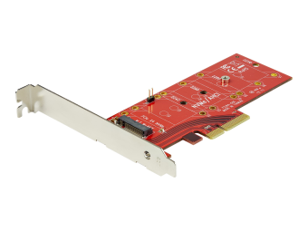 StarTech.com M2 PCIe SSD Adapter - x4 PCIe 3.0 NVMe  AHCI  NGFF  M-Key - Low Profile and Full Profile - SSD PCIe M.2 Adapter (PEX4M2E1)