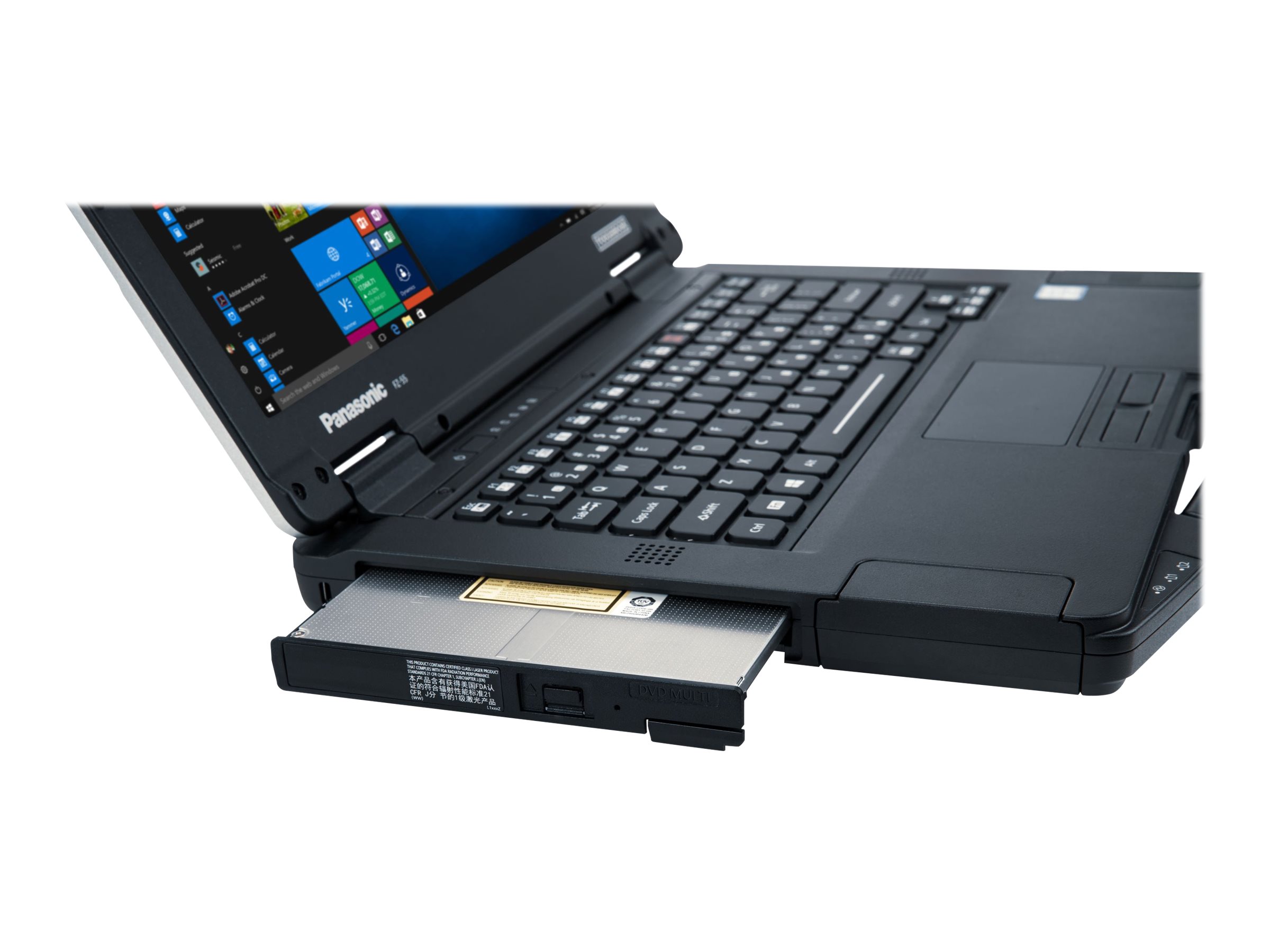 Panasonic Toughbook 55 - Robust - 180°-Scharnierdesign - Intel Core i5 1145G7 / 2.6 GHz - vPro - Win 10 Pro 64-Bit - Intel Iris Xe Grafik - 8 GB RAM - 256 GB SSD TCG Opal Encryption - 35.6 cm (14")