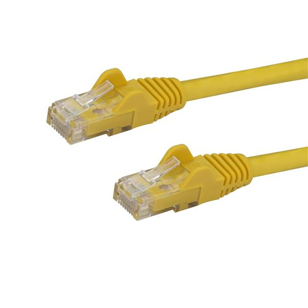 StarTech.com N6PATC10MYL, 10 m, Cat6, U/UTP (UTP), RJ-45, RJ-45, Gelb