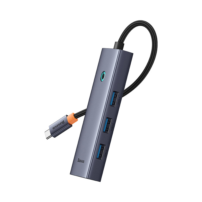 Baseus 4in1 Hub UltraJoy USB-C zu USB 3.0 Grauraum B0005280A813-03 - Hub - 5 Gbps, Ansicht 2