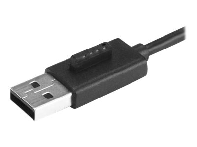 StarTech.com Mobiler 4-Port-USB 2.0-Hub mit integriertem Kabel, Ansicht 4