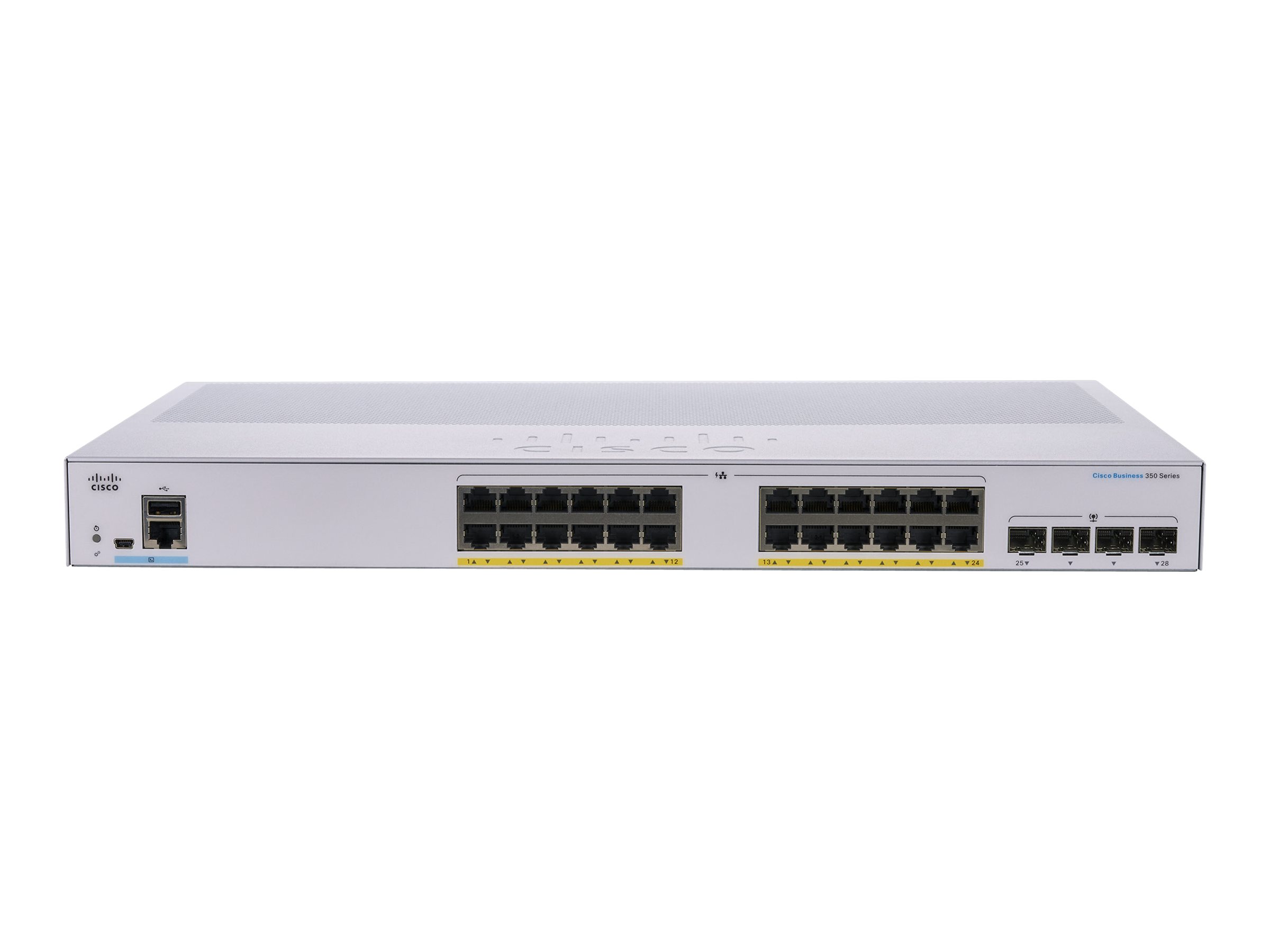 Cisco Business 350 Series 350-24P-4X - Switch - L3 - managed - 24 x 101001000 (PoE+)