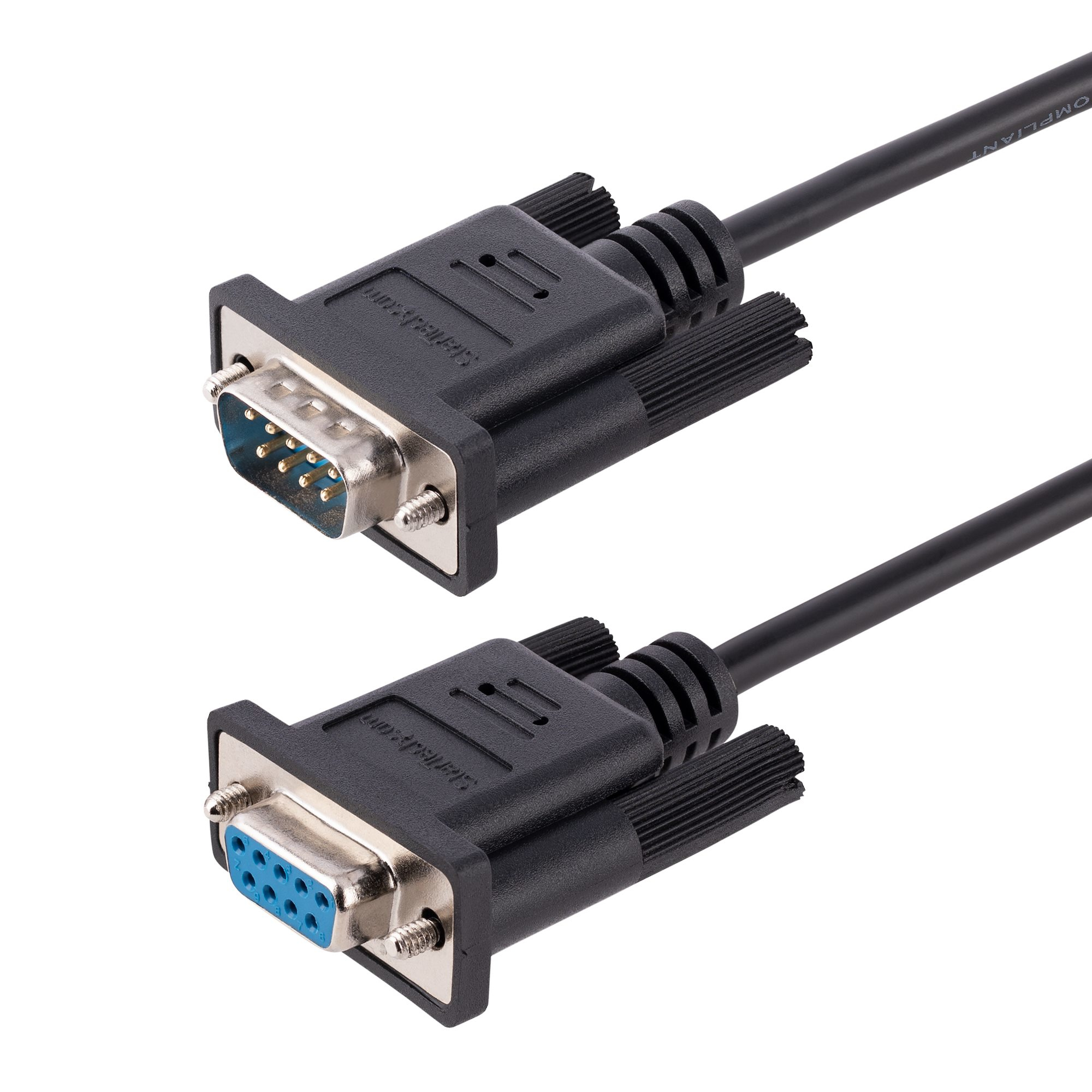 StarTech.com 3m RS232 Serial Null Modem Cable, Crossover Serial Cable w/Al-Mylar Shielding, Ansicht 2
