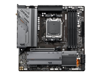 Gigabyte B650M GAMING X AX - 1.1 - Motherboard - micro ATX - Socket AM5 - AMD B650 Chipsatz - USB 3.2 Gen 1 USB 3.2 Gen 2 USB-C 3.2 Gen2 - 2.5 Gigabit LAN Bluetooth Wi-Fi - Onboard-Grafik (CPU erforderlich)