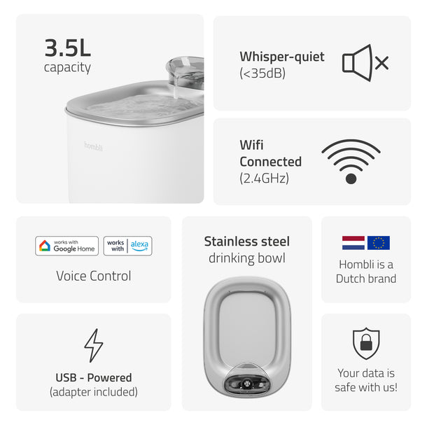 Hombli Smart Pet Water Fountain, Ansicht 2