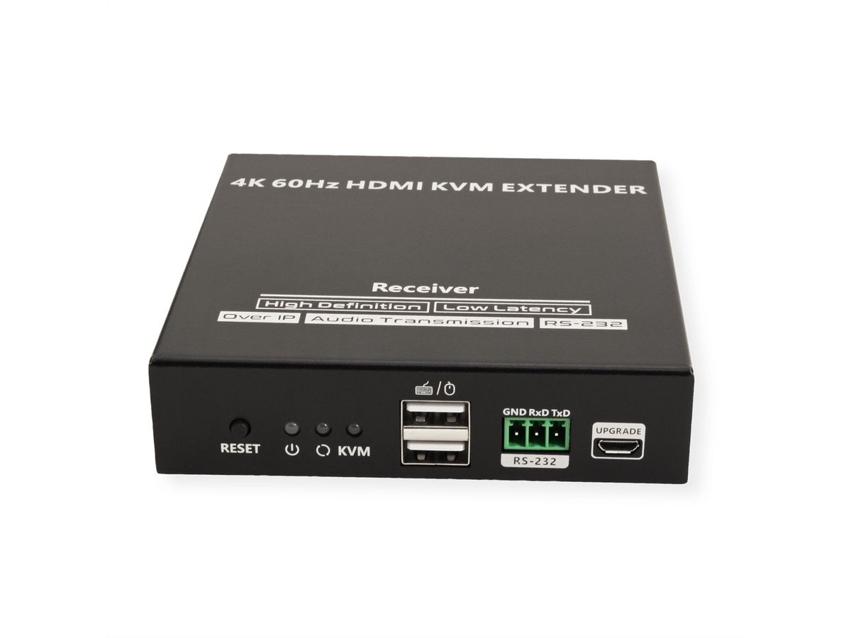 VALUE KVM-Verlängerung via IP ipcolor USB+HDMI 4K60Hz 120m, Ansicht 2