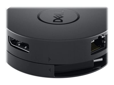 Dell Mobile Adapter DA300 - Kabelgebunden - USB 3.2 Gen 2 (3.1 Gen 2) Type-C - Schwarz - 3840 x 2160 Pixel, Ansicht 4
