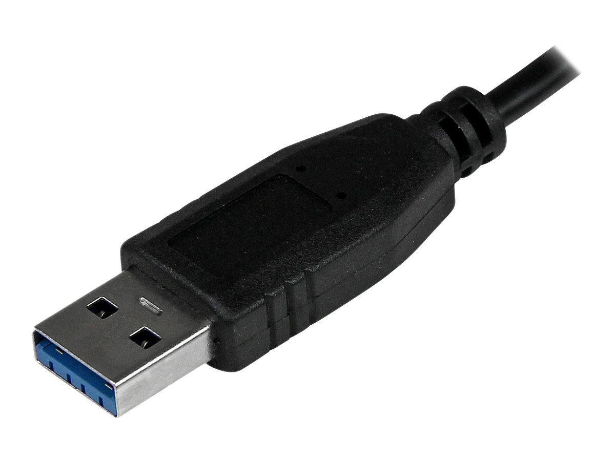 StarTech.com 4 Port USB 3.0 SuperSpeed Hub - Schwarz, Ansicht 5