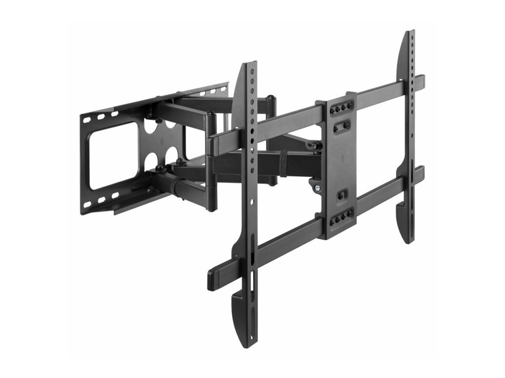 Equip Befestigungskit (Wandmontagehalterung, Schrauben) - für LCD-Display / Curved LCD-Display - Full Motion - Kunststoff, stainless steel - Schwarz - Bildschirmgröße: 94-203 cm (37"-80")