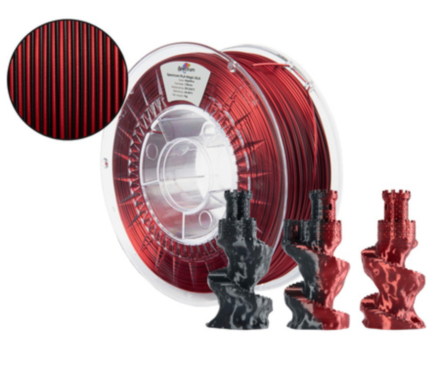 Spectrum Filaments Filament Spectrum· PLA Magic SILK· NIGHTFIRE· 1.75mm· 1kg, Ansicht 2