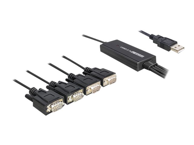 Delock USB 2.0 > 4 x Serial Adapter - Serieller