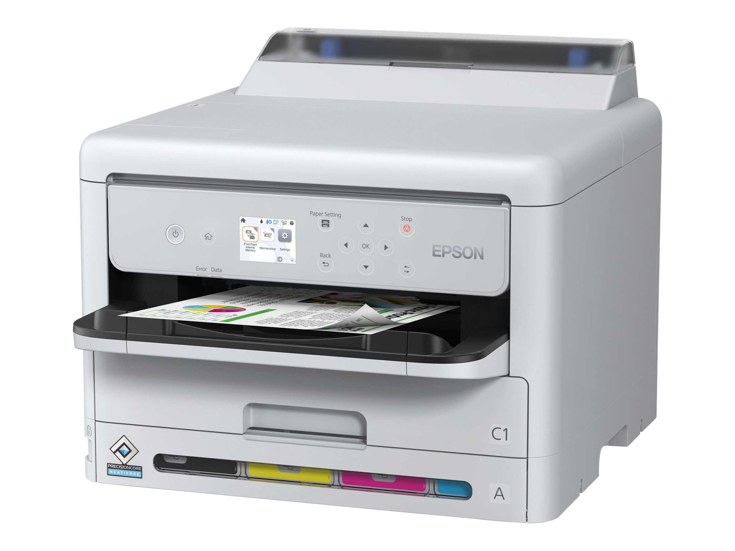 Epson WorkForce Pro WF-C5390DW - Drucker - Farbe - Duplex - Tintenstrahl - A4/Legal - 4800 x 1200 dpi - bis zu 25 Seiten