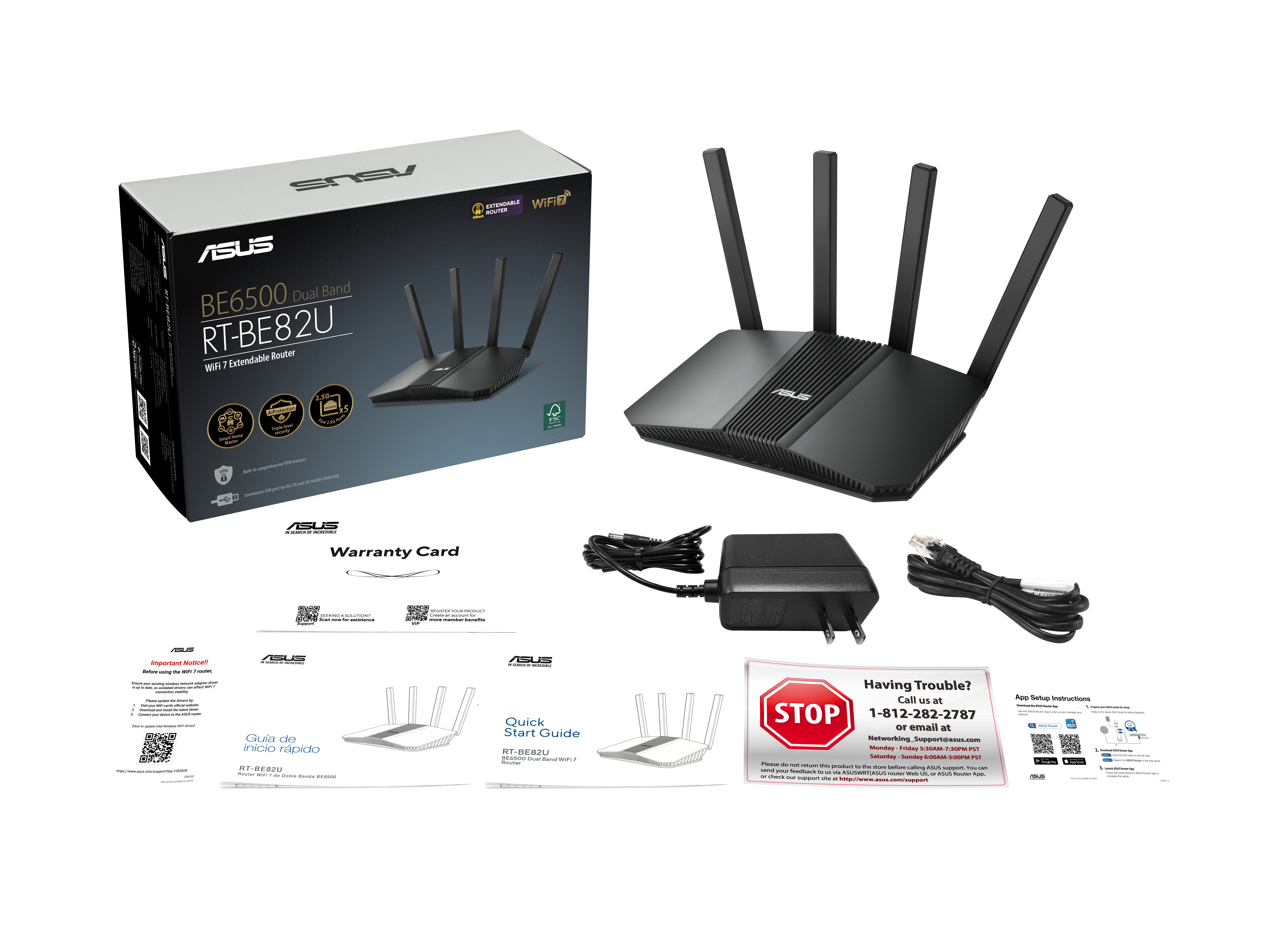 ASUS RT-BE82U - Wireless Router 4-Port-Switch, Ansicht 2
