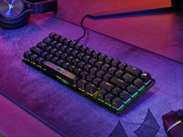 Corsair K65 PRO RGB MINI - Tastatur - Hintergrundbeleuchtung - TL: Deutsch, QWERTZ, Ansicht 4