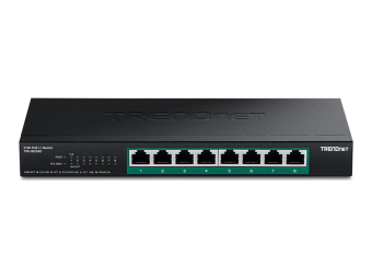 TRENDnet TPE-BG380 - Version v1.0R - Switch - unmanaged - 8 x Gigabit Ethernet - wandmontierbar - PoE++ (230 W)