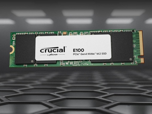 Micron Crucial E100 - SSD - 1 TB - intern - M.2 2280 - PCIe 4.0 x4 (NVMe), Ansicht 4