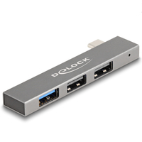 Delock 3 Port Slim USB Hub mit Type-C zu 1 x 10 Gbps - DigitalDaten