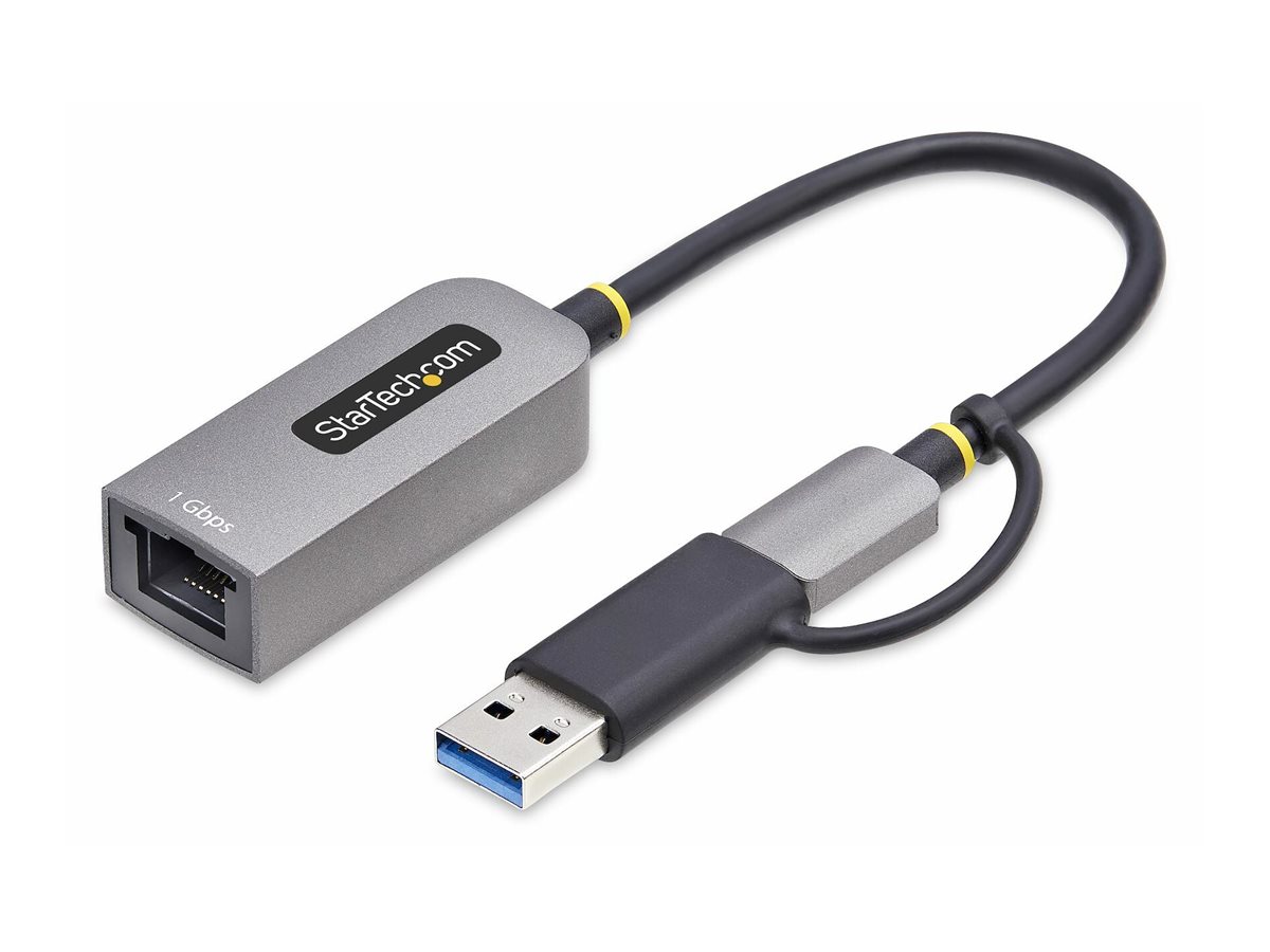 StarTech.com Startech USB-C to Ethernet Adapter w/USB-A Adapter