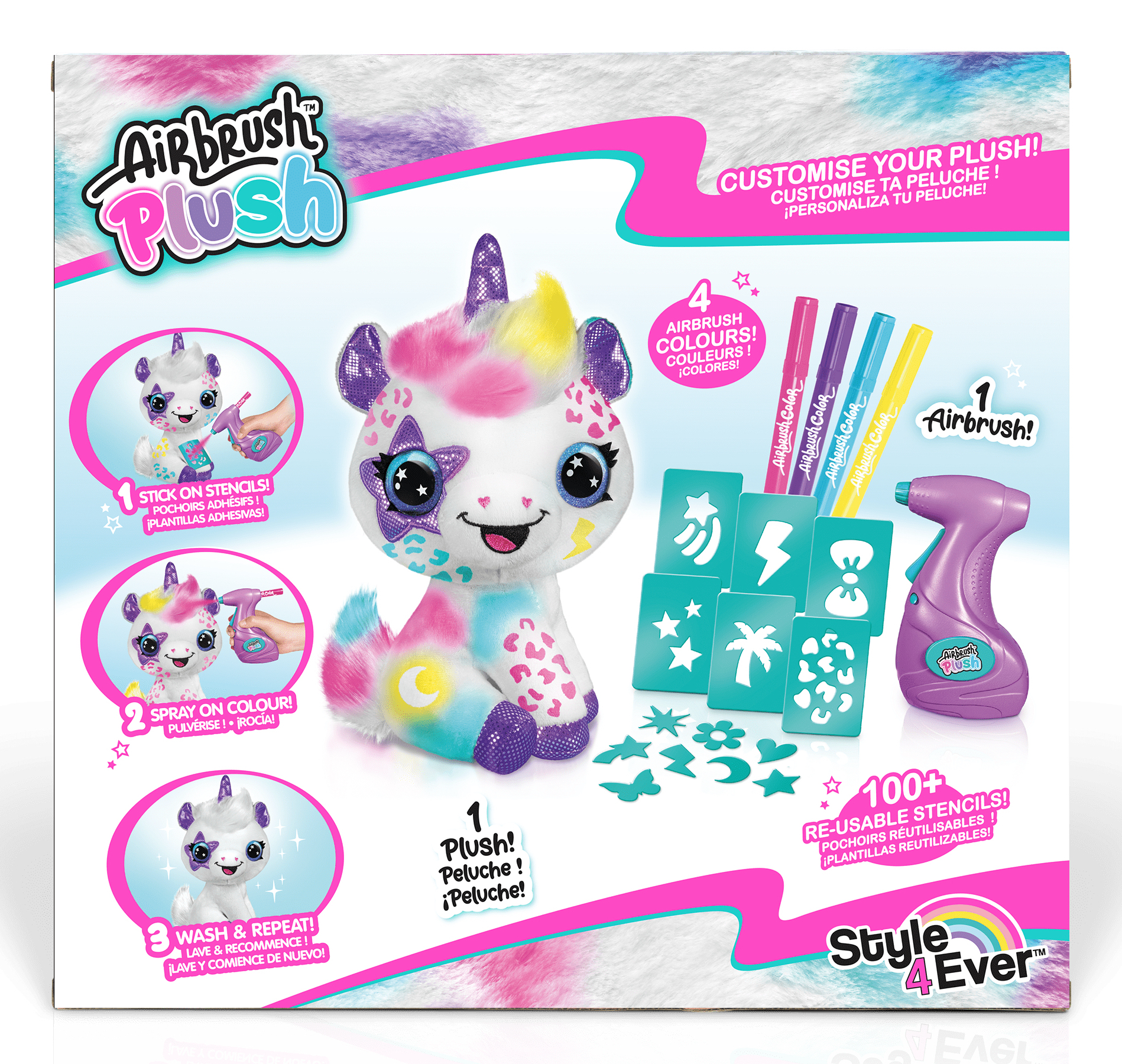 Canal Toys Airbrush Plush Unicorn, Ansicht 2