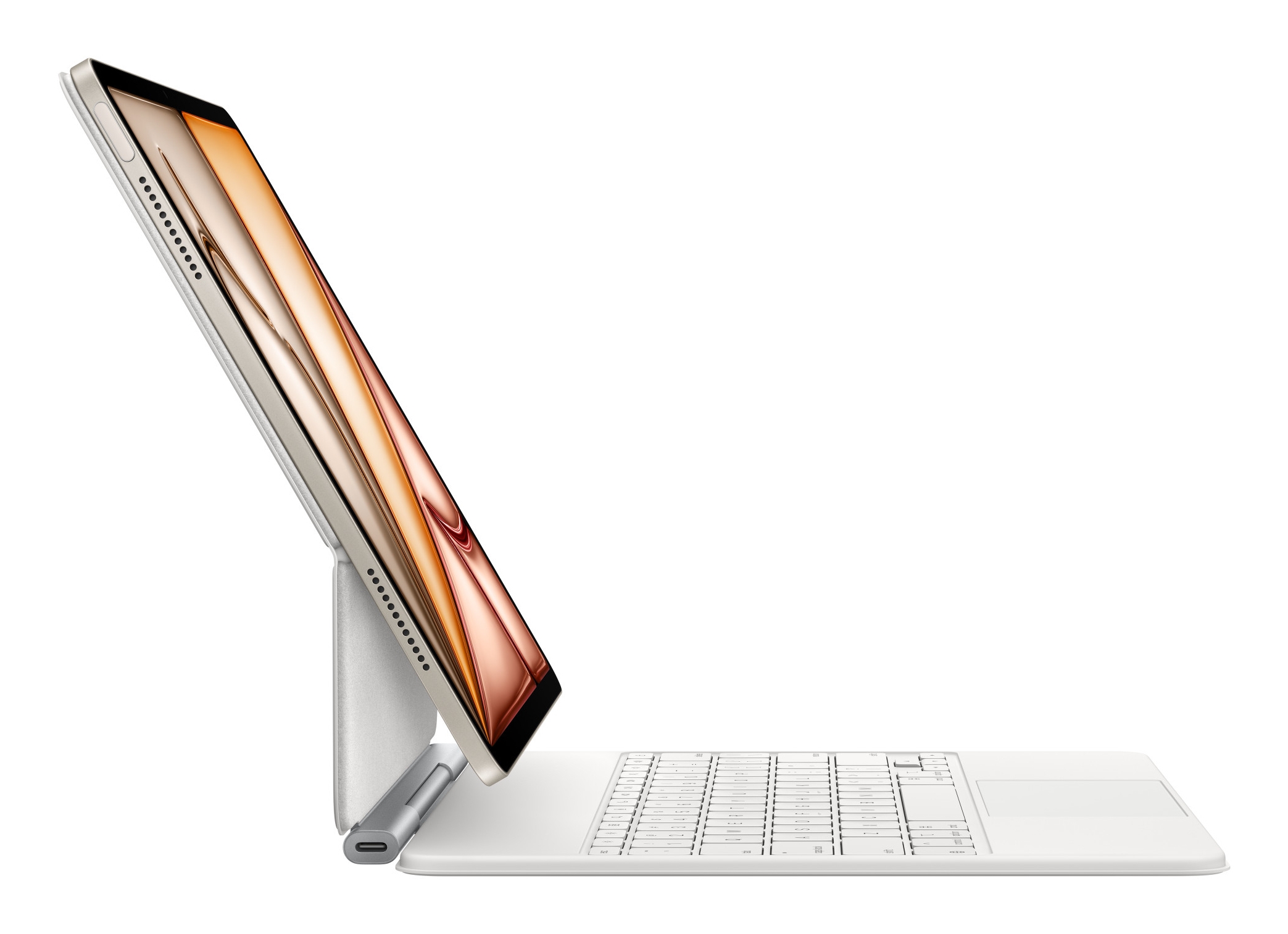 Apple Magic Keyboard - Tastatur und Foliohülle - mit Trackpad - Apple Smart connector - TL: Deutsch, QWERTZ, Ansicht 3