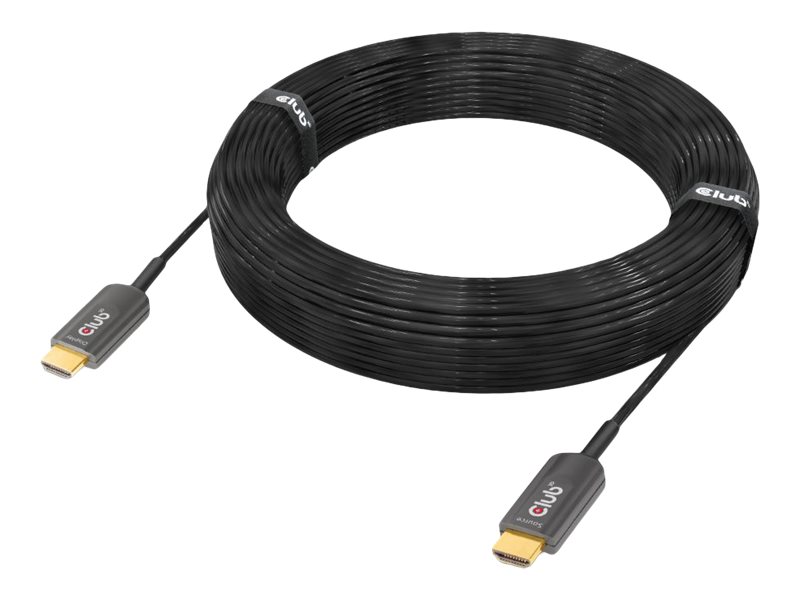 Club 3D Ultra High Speed - HDMI-Kabel - HDMI männlich zu HDMI männlich - 20 m - Hybrid Kupfer/Kohlefaser - 4K, Ansicht 4