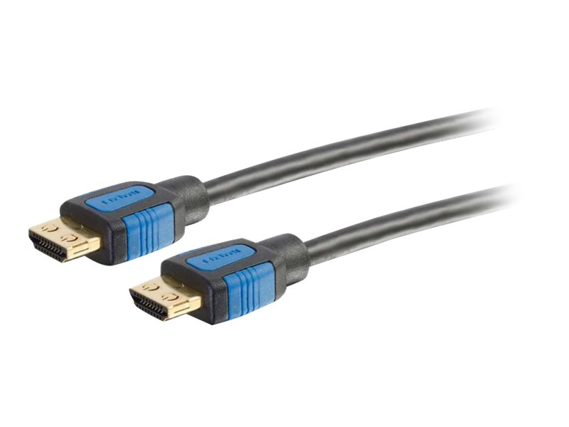 C2G 3ft HDMI Cable with Gripping Connectors - High Speed 4K HDMI Cable
