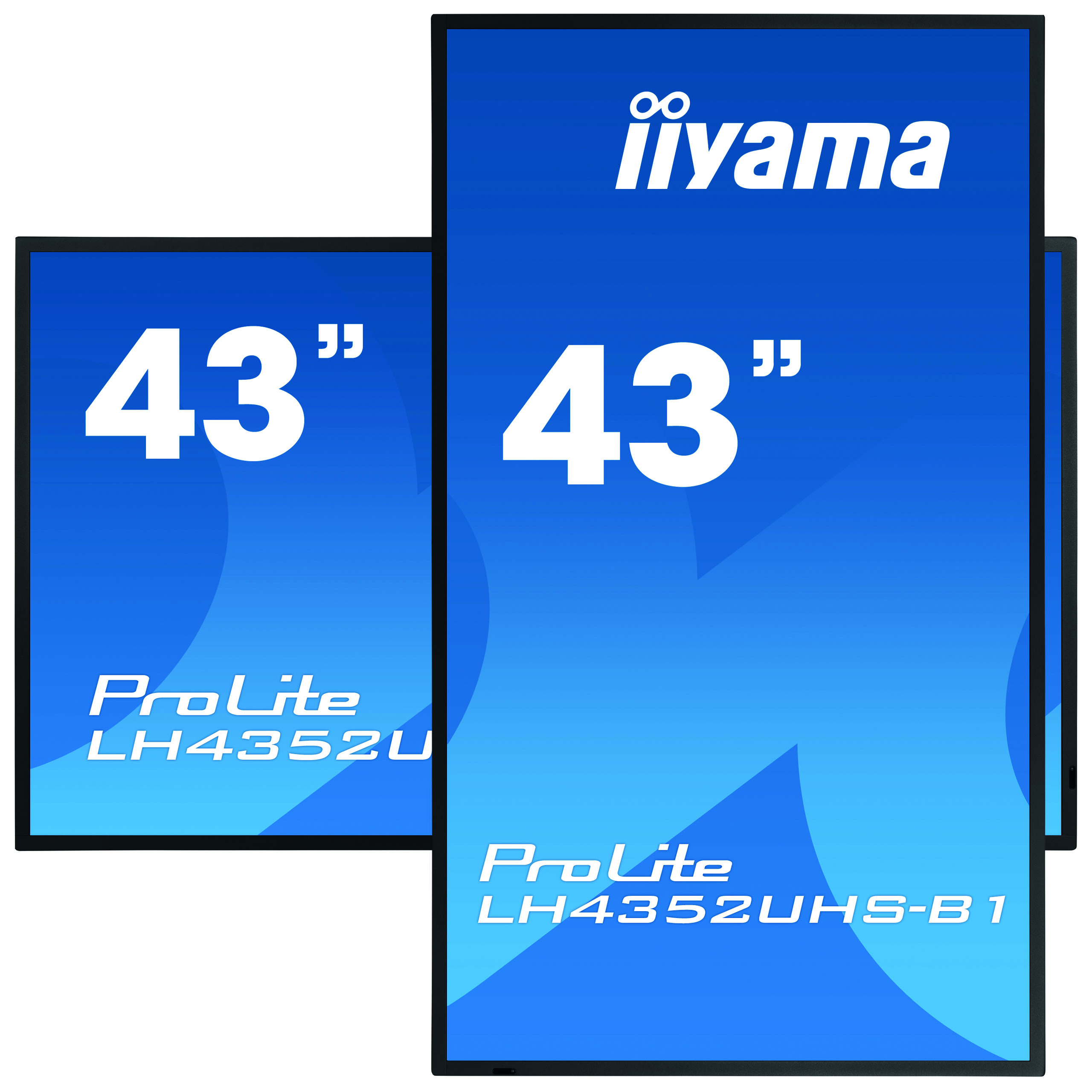 Iiyama LH4352UHS-B1 - Digital Beschilderung Flachbildschirm - 108 cm (42.5 Zoll) - IPS - 3840 x 2160 Pixel - 24/7