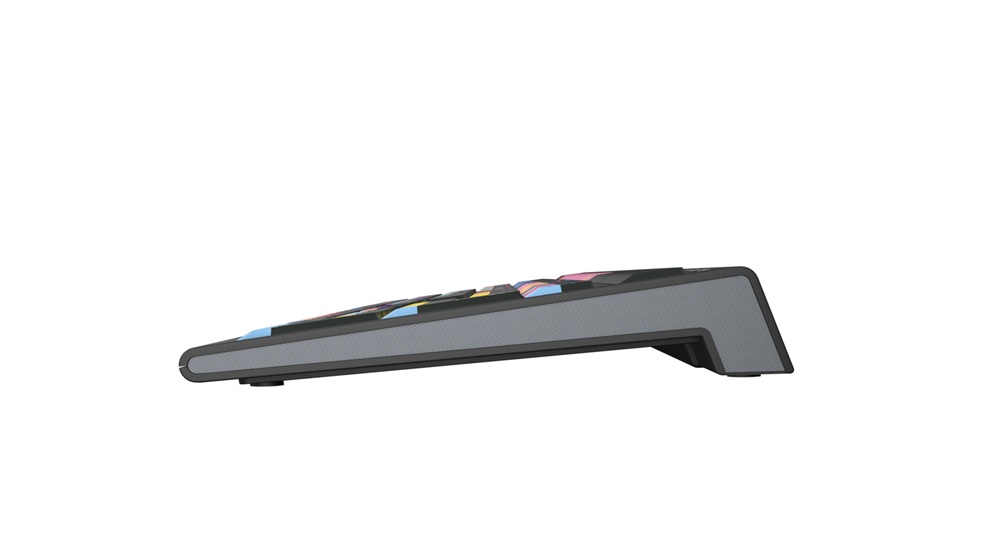 Logickeyboard LKB-PSO3-A2PC-DE - Kabelgebunden - USB - Scherenschalter - LED - Schwarz - TL: Deutsch, QWERTZ, Ansicht 2