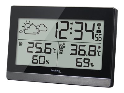 Technoline Techno Line WS 9255 - Wetterstation - Schwarz, Ansicht 2