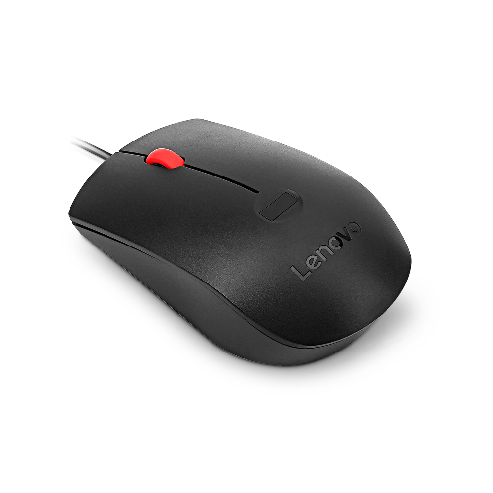 Lenovo Maus - ergonomisch - optisch - 3 Tasten, Ansicht 4