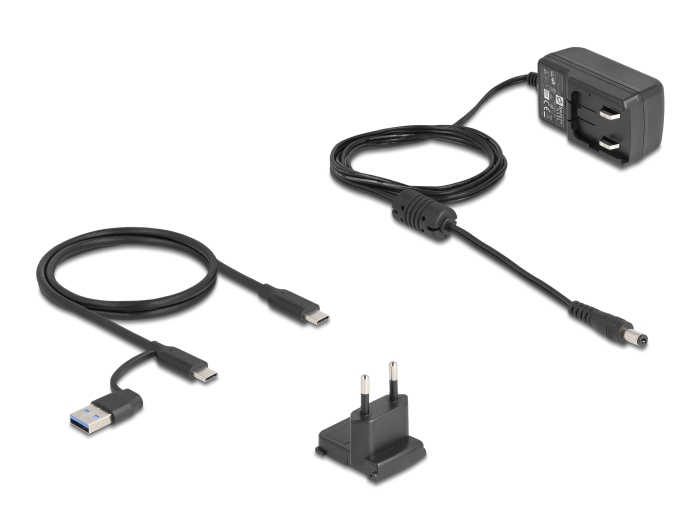 Delock USB 10 Gbps Dockingstation für 2.5? 3.5? SATA HDD SSD oder M.2 NVMe PCIe, Ansicht 4