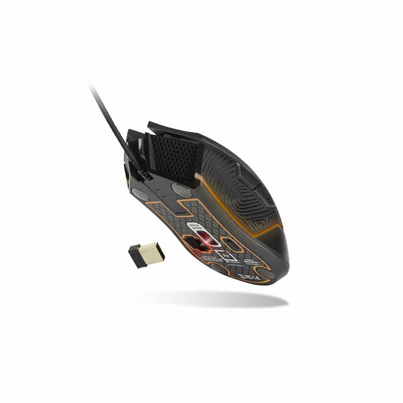 Pixminds Lexip AR18 - Maus - optisch - 6 Tasten - kabellos - Wi-Fi - kabelloser Empfänger (USB), Ansicht 4