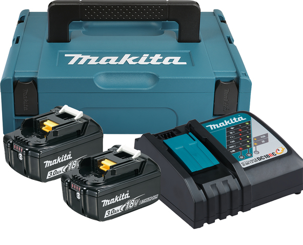 Makita DC18RC - Batterieladegerät + Batterie 2 x, Ansicht 2