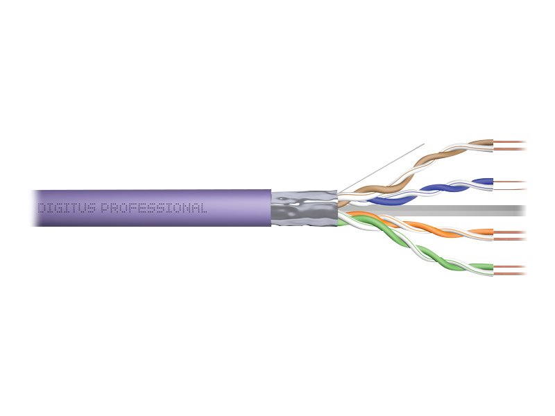 DIGITUS Cat.6 FUTP Verlegekabel 500 m Simplex Cca
