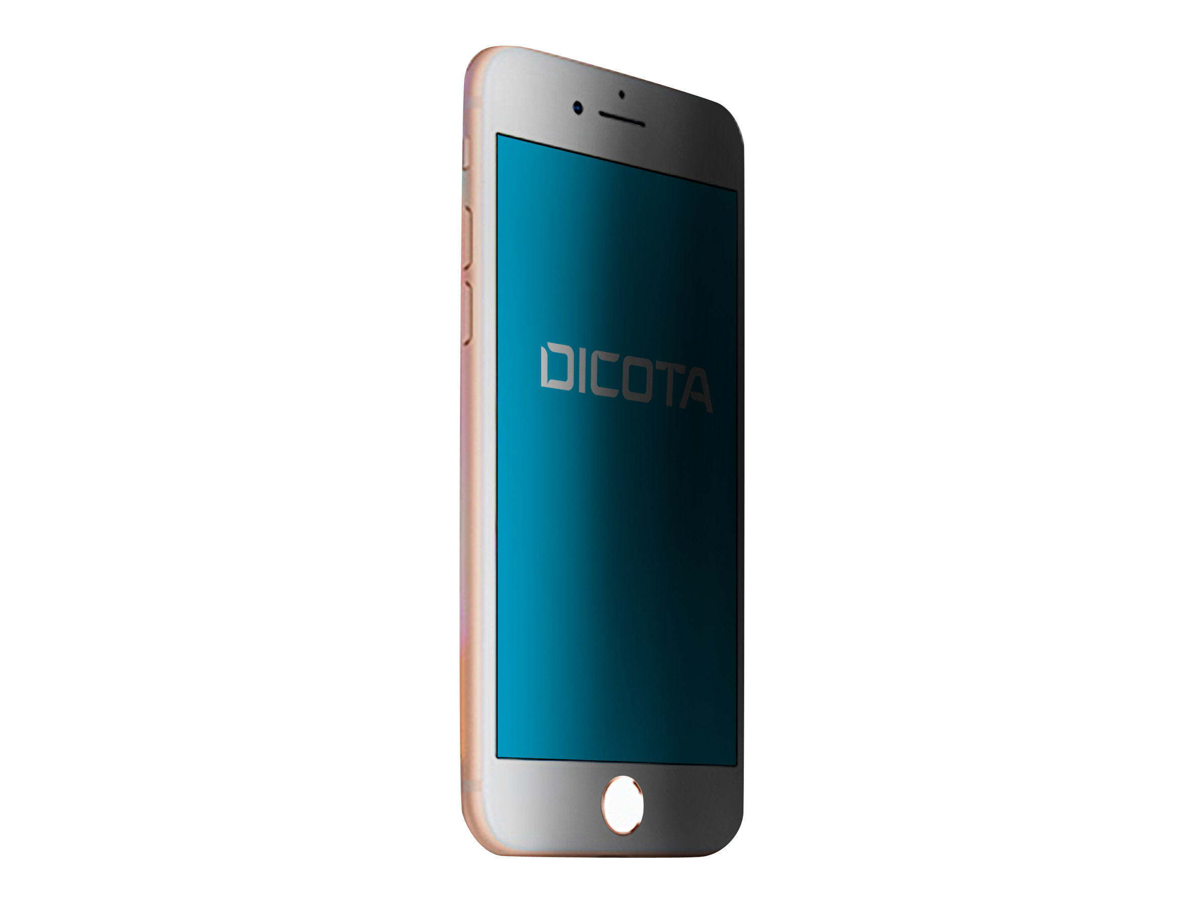 Dicota Secret - Bildschirmschutz für Handy - mit Sichtschutzfilter - 4-Wege - durchsichtig - für Apple iPhone 8, SE (2. Generation)